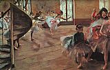 The Rehearsal by Edgar Degas